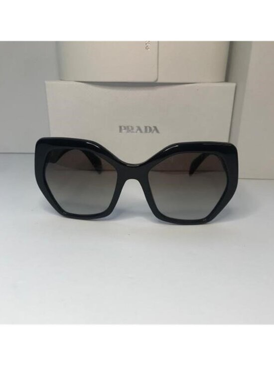 New authentic Prada Sunglasses PR 16RS 1AB0A7 Black Grey Gradient main image 4